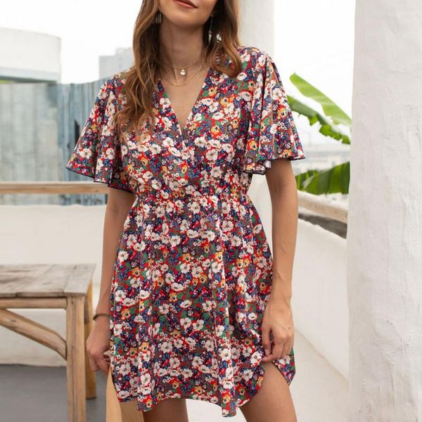 casual dresses v-neck floral print loose mini dress women boho ruffle hem short sleeve summer 2021 sundress vestidos#3, Black;gray
casual dresses v-neck floral print loose mini dress women boho ruffle hem short sleeve summer 2021 sundress vestidos#3, Black;gray