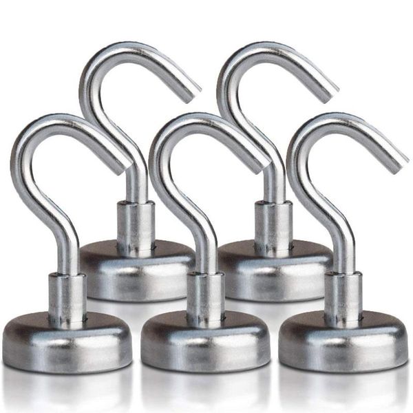 5pcs magnetic hooks powerful hook magnet holder 10kg suction wall hook holder support hardware magnetic tool silver
5pcs magnetic hooks powerful hook magnet holder 10kg suction wall hook holder support hardware magnetic tool silver