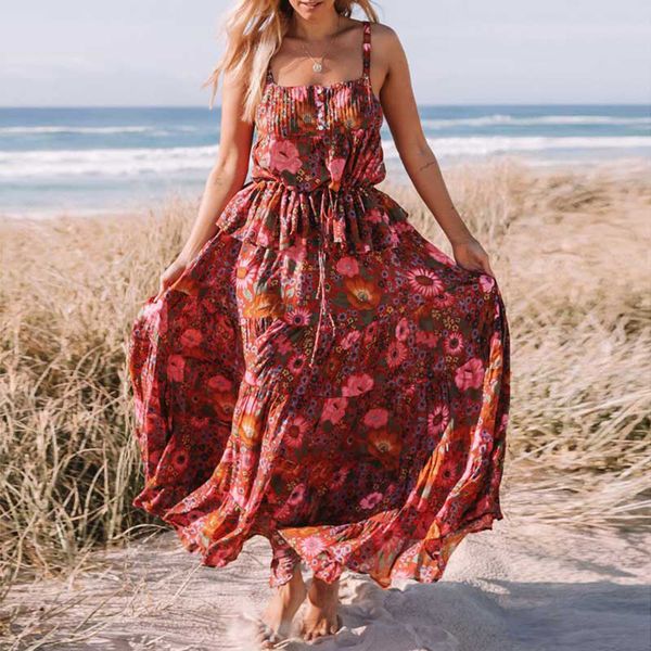 2019 women skirt floral print rayon elastic waist skirts womens 2018 bohemian gypsy long skirts summer beach faldas female, Black
2019 women skirt floral print rayon elastic waist skirts womens 2018 bohemian gypsy long skirts summer beach faldas female, Black