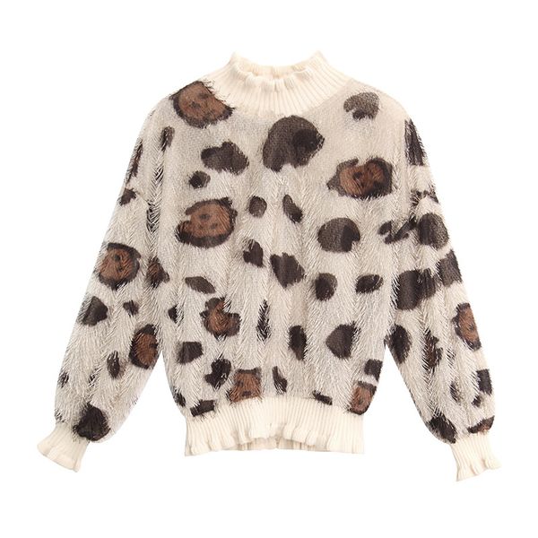 2019 fashion leopard women o-neck pullover sweater cute casual streetwear lantern sleeve knitted sweater for women, White;black
2019 fashion leopard women o-neck pullover sweater cute casual streetwear lantern sleeve knitted sweater for women, White;black