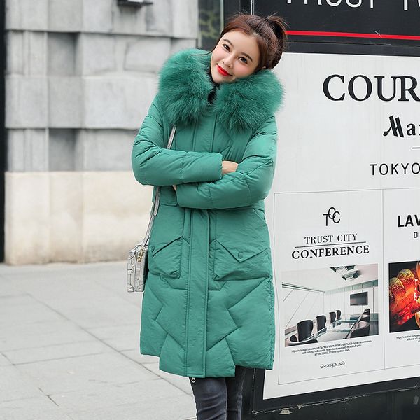 winter female long jacket 2019 winter coat women fake fur collar parkas woman plus size m-3xl down jacket women, Black
winter female long jacket 2019 winter coat women fake fur collar parkas woman plus size m-3xl down jacket women, Black