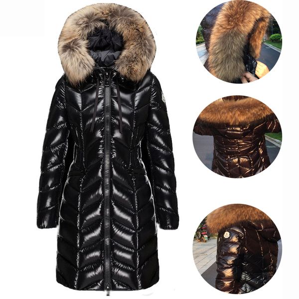 kulazopper down jacket woman 2019 new winter coat big fur collar long paragraph thickening slim warm hooded for female qw634, Black
kulazopper down jacket woman 2019 new winter coat big fur collar long paragraph thickening slim warm hooded for female qw634, Black