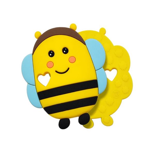 silicone cute bee baby teether toys teething collar pacifier clips chew supplies
silicone cute bee baby teether toys teething collar pacifier clips chew supplies