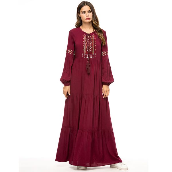 abayas for muslim women long dress large qatar uae turkish islamic malaysia ruffle pleated dress robe musulmane kaftan dubai, Red
abayas for muslim women long dress large qatar uae turkish islamic malaysia ruffle pleated dress robe musulmane kaftan dubai, Red