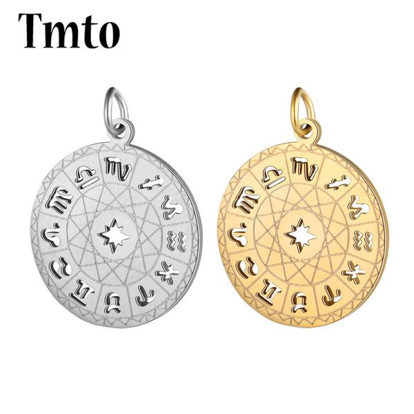 tmto 12 zodiac constellation stainless steel pendant gold hollow charm diy necklace making jewelry findings handmade accessories, Bronze;silver
tmto 12 zodiac constellation stainless steel pendant gold hollow charm diy necklace making jewelry findings handmade accessories, Bronze;silver