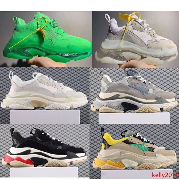 2019 paris triple s clear bottom designer shoes luxury low sneakers triple s men's and women daddy platform sports trainers shoes 36-45
2019 paris triple s clear bottom designer shoes luxury low sneakers triple s men's and women daddy platform sports trainers shoes 36-45