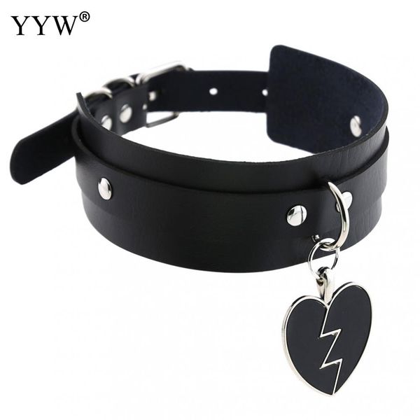 black punk heart choker collar goth fashion necklaces 2019 kawaii leather choker women girls rock harajuku emo gothic jewelry, Blue;slivery
black punk heart choker collar goth fashion necklaces 2019 kawaii leather choker women girls rock harajuku emo gothic jewelry, Blue;slivery