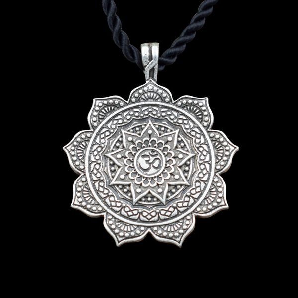 om lucky buddhist mandala pendant charm symbols auspicious meditation yoga buddha gift necklace 1pcs, Silver
om lucky buddhist mandala pendant charm symbols auspicious meditation yoga buddha gift necklace 1pcs, Silver