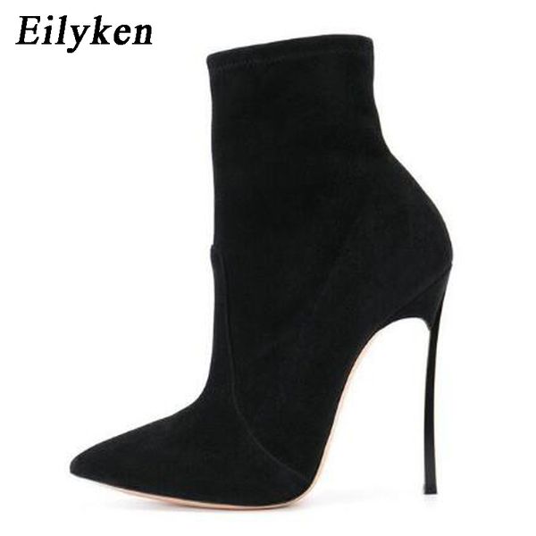 eilyken 2019 autumn winter women boots stretch fabric thin heels boots fashion ankle high heels shoes woman sapatos, Black
eilyken 2019 autumn winter women boots stretch fabric thin heels boots fashion ankle high heels shoes woman sapatos, Black