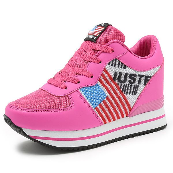 new girl casual shoes breathable sneakers air mesh trainers women shoes creepers flats chaussure femme, Black
new girl casual shoes breathable sneakers air mesh trainers women shoes creepers flats chaussure femme, Black