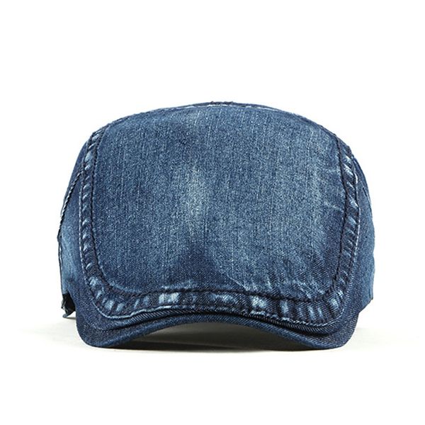 beret cap women men summer sunshade adjustable washed denim peaked hat outdoor headwear apparel accessories, Black;white
beret cap women men summer sunshade adjustable washed denim peaked hat outdoor headwear apparel accessories, Black;white