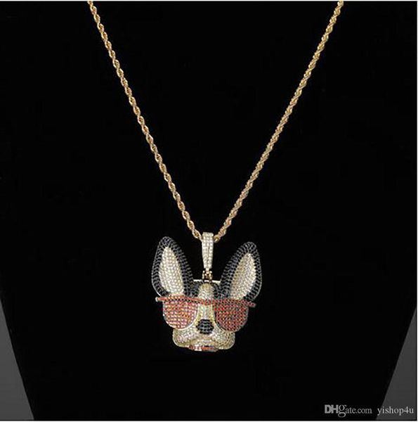 14k gold cute glasses puppy diamond cartoon dog pendant micro pave cubic zirconi with 24inch rope chain, Silver
14k gold cute glasses puppy diamond cartoon dog pendant micro pave cubic zirconi with 24inch rope chain, Silver