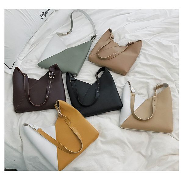 2020 new simple tote bag large capacity contrast color one shoulder bag for women fashion handbag two-piece
2020 new simple tote bag large capacity contrast color one shoulder bag for women fashion handbag two-piece