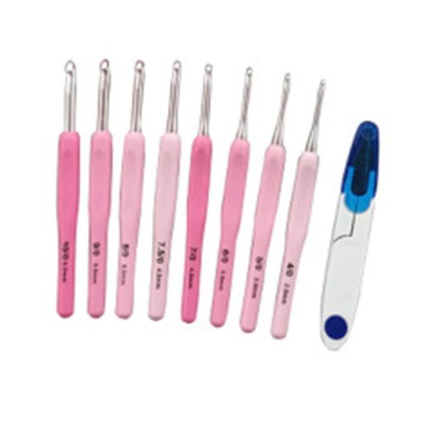 soft handle plastic crochet hooks knitting needle set yarn sweater craft tools handle crochet hook sweater needle, Black
soft handle plastic crochet hooks knitting needle set yarn sweater craft tools handle crochet hook sweater needle, Black