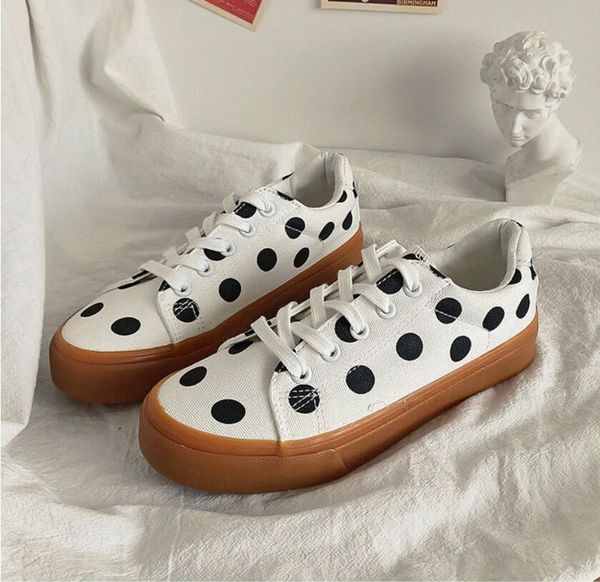 summer and autumn new women's shoes simple fashion polka dot canvas shoes flat non-slip comfortable casual shoes, Black
summer and autumn new women's shoes simple fashion polka dot canvas shoes flat non-slip comfortable casual shoes, Black