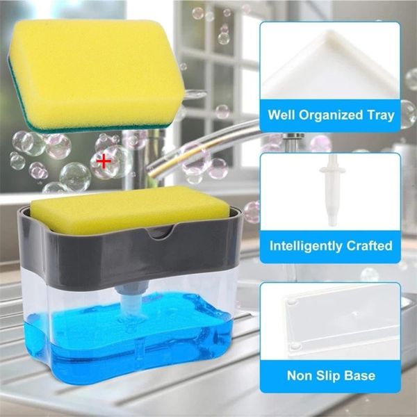 outdoor gadgets 2-in-1soap sponge rack sink soap dispenser pump and caddy 13 ounces for kitchen tools
outdoor gadgets 2-in-1soap sponge rack sink soap dispenser pump and caddy 13 ounces for kitchen tools