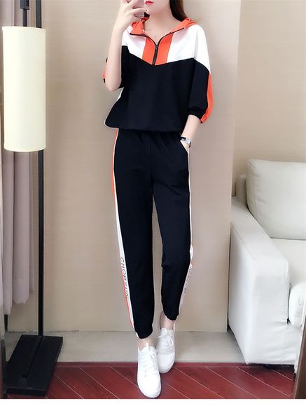 women's casual sports suit 2019 new loose thin fashion design women's sweatshirts two-piece women's hoodies wholesale, Black
women's casual sports suit 2019 new loose thin fashion design women's sweatshirts two-piece women's hoodies wholesale, Black