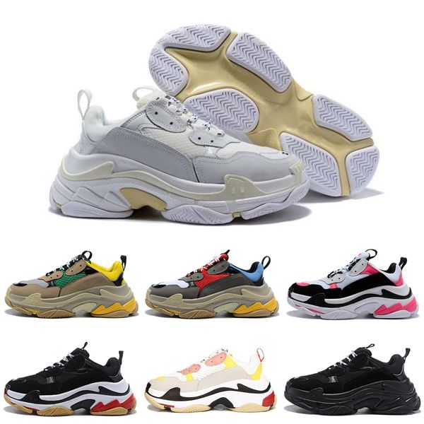 fashion paris 17fw triple s sneaker casual designer dad shoes for mens women beige black sports tennis sports shoe 36-45 drop shipping
fashion paris 17fw triple s sneaker casual designer dad shoes for mens women beige black sports tennis sports shoe 36-45 drop shipping
