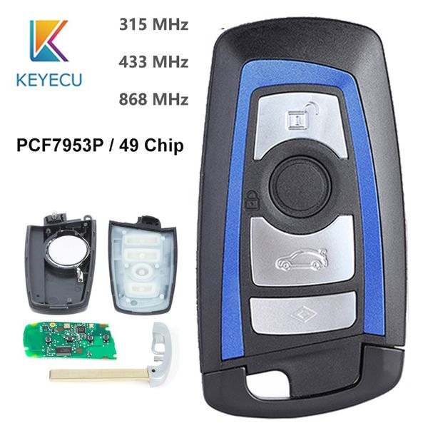 keyecu 5pcs blue 4 button 315 / 434 / 868mhz pcf7953p/49 chip replacement remote key fob for f chassis fem bdc cas4 cas4
keyecu 5pcs blue 4 button 315 / 434 / 868mhz pcf7953p/49 chip replacement remote key fob for f chassis fem bdc cas4 cas4