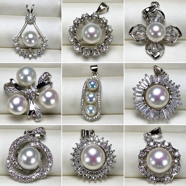 Мода Ожерелье 925 Щепка Подвеска SettinFashion Ожерелья DIY Жемчужное Ожерелье Для женщин
Мода Ожерелье 925 Щепка Подвеска SettinFashion Ожерелья DIY Жемчужное Ожерелье Для женщин