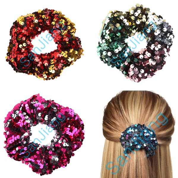 ins women reversible flip sequined scrunchies girls mermaid sequins glitters scrunchy hairbands shining rope ponytail tie hair holders d3905, Slivery;white
ins women reversible flip sequined scrunchies girls mermaid sequins glitters scrunchy hairbands shining rope ponytail tie hair holders d3905, Slivery;white