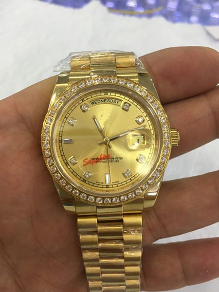 new luxury desiner men watches wristwatch 18k gold ceramic 41mm dial day/date stainless steel bracelet automatic mens watch, Slivery;brown
new luxury desiner men watches wristwatch 18k gold ceramic 41mm dial day/date stainless steel bracelet automatic mens watch, Slivery;brown