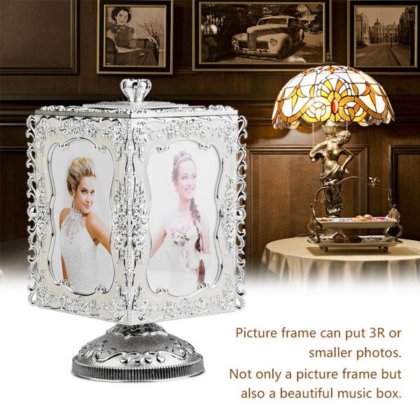 rotating lovely music box 3r p display picture frame jewelry storage music box for wedding engagement gift decoration
rotating lovely music box 3r p display picture frame jewelry storage music box for wedding engagement gift decoration