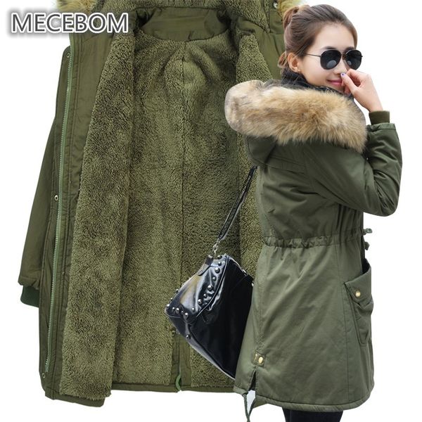 mecebom fashion autumn warm winter jackets women fur collar long parka plus size 4xl casual cotton womens outwear parka 1223c y190926, Black;white
mecebom fashion autumn warm winter jackets women fur collar long parka plus size 4xl casual cotton womens outwear parka 1223c y190926, Black;white