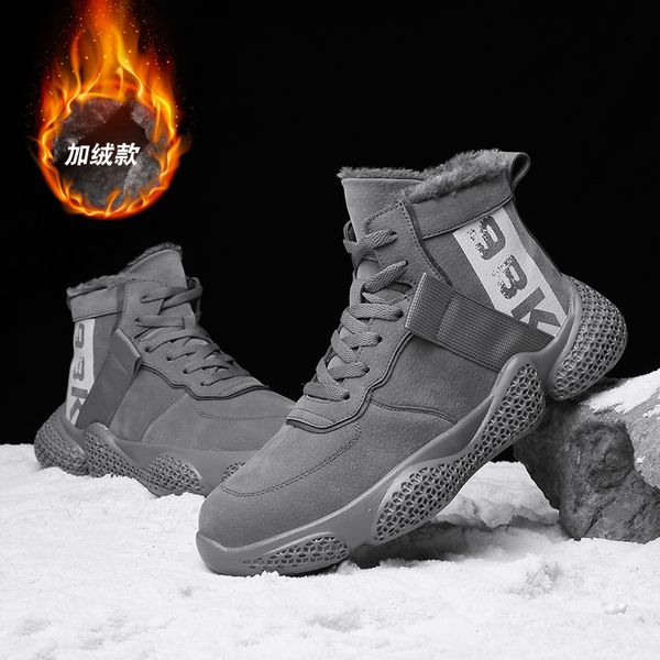 2019 super warm men winter boots suede snow boots male warm lace up casual shoes man fashion fur plush ankle boot krasovki, Black
2019 super warm men winter boots suede snow boots male warm lace up casual shoes man fashion fur plush ankle boot krasovki, Black