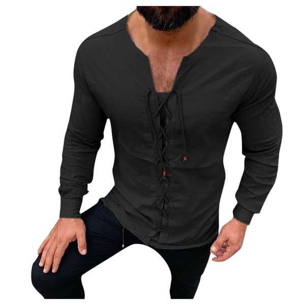 factory direct sales fashion men's casual bandge v-neck button solid shirt long sleeve blouse men's shirts winter fashion, White;black
factory direct sales fashion men's casual bandge v-neck button solid shirt long sleeve blouse men's shirts winter fashion, White;black