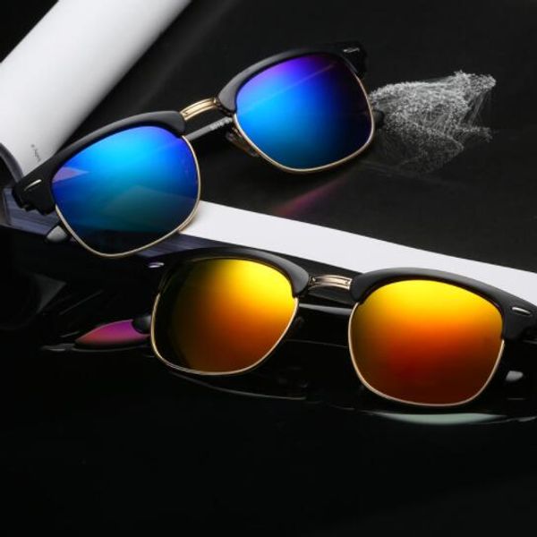new men sunglasses fashion trend half-frame sunglasses protect against uv rays seller of sun glasses, White;black
new men sunglasses fashion trend half-frame sunglasses protect against uv rays seller of sun glasses, White;black