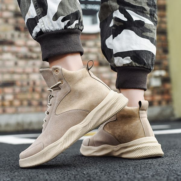 winter mens high leather boots new cool spring footwear comfortable male casual boots fashion men's shoes erkek ayakkabi, Black
winter mens high leather boots new cool spring footwear comfortable male casual boots fashion men's shoes erkek ayakkabi, Black