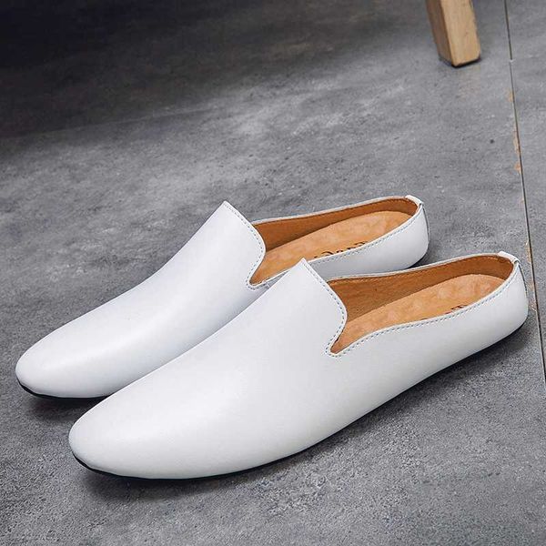 2020 new men leather shoes half drag loafers men shoes summer youth fashion casual man half slippers, Black
2020 new men leather shoes half drag loafers men shoes summer youth fashion casual man half slippers, Black