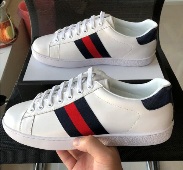 with box de igner luxury hoe ace embroidered white bee nake hoe genuine leather de igner neaker men women ca ual hoe ize 36 45, White;red
with box de igner luxury hoe ace embroidered white bee nake hoe genuine leather de igner neaker men women ca ual hoe ize 36 45, White;red