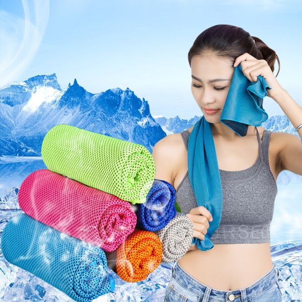 

ледяное полотенце охлаждение летний солнечный удар спортивные упражнения cool quick dry мягкое дышащее охлаждающее полотенце