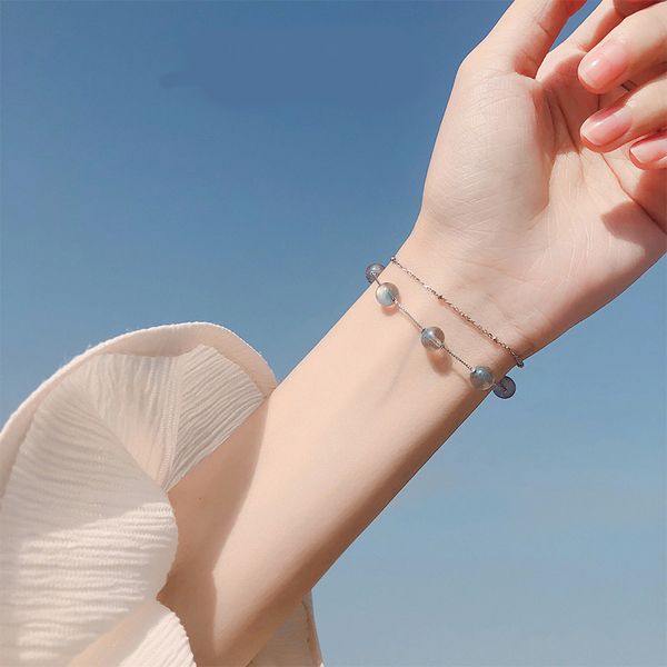 s925 silver jewelry double strawberry crystal bracelet female, crystal sweet peach blossom simple student mori friends jewelry, Golden;silver
s925 silver jewelry double strawberry crystal bracelet female, crystal sweet peach blossom simple student mori friends jewelry, Golden;silver