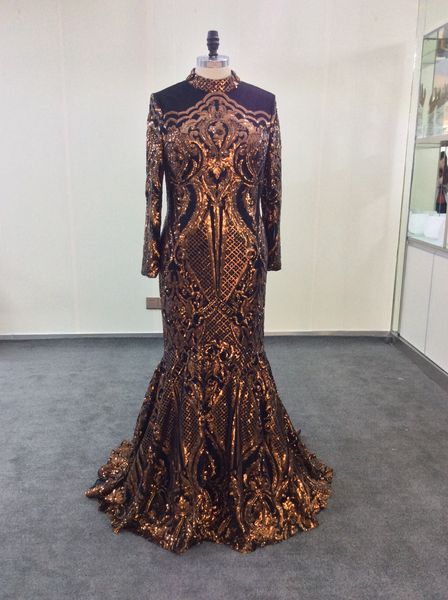 new arrival real ps long sleeves prom dresses 2019 mermaid high neck holidays graduation wear evening party gowns custom made plus size, Black
new arrival real ps long sleeves prom dresses 2019 mermaid high neck holidays graduation wear evening party gowns custom made plus size, Black