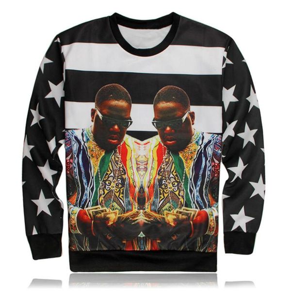 mens fashion 3d printed hoodies sweatshirts hip hop biggie hoody o neck male hoodies pullovers, Black
mens fashion 3d printed hoodies sweatshirts hip hop biggie hoody o neck male hoodies pullovers, Black