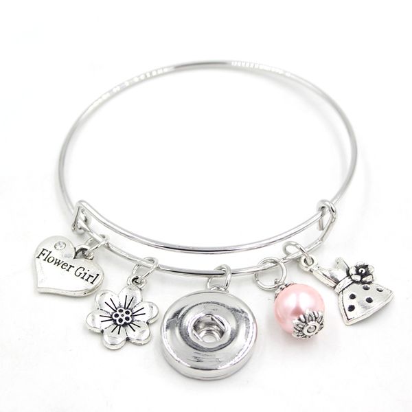 new arrival charm bracelets wholesale fashion 18mm snap jewelry flower girl bracelets wire bangles snap bracelet young girl gifts, Golden;silver
new arrival charm bracelets wholesale fashion 18mm snap jewelry flower girl bracelets wire bangles snap bracelet young girl gifts, Golden;silver