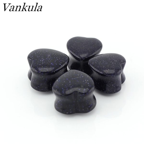 vankula 2pcs natural stone ear tunnel plug ear gauges blue hearts fashion body piercing jewelry earring gift, Slivery;golden
vankula 2pcs natural stone ear tunnel plug ear gauges blue hearts fashion body piercing jewelry earring gift, Slivery;golden