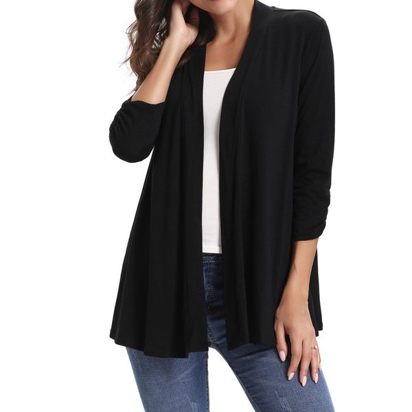 2019 fashion women cardigan loose casual long sleeve female cardigans women's coats outerwear boho print blouse #723, Black;brown 
2019 fashion women cardigan loose casual long sleeve female cardigans women's coats outerwear boho print blouse #723, Black;brown
