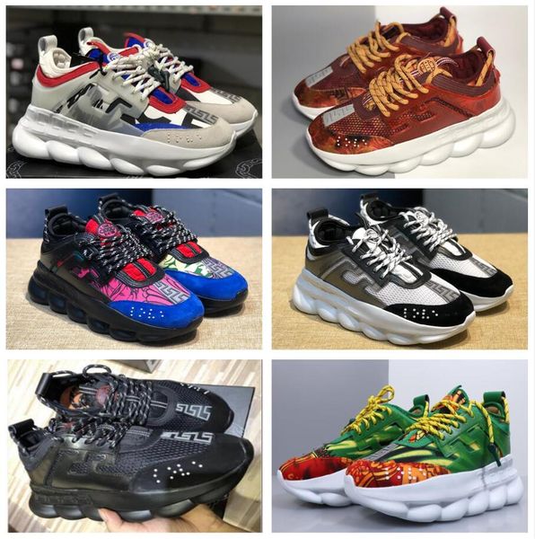 chain reaction running shoes trainers light weight medusa rubber sole shoes luxury men women brand designer shoe 2 chains sneakers, White
chain reaction running shoes trainers light weight medusa rubber sole shoes luxury men women brand designer shoe 2 chains sneakers, White