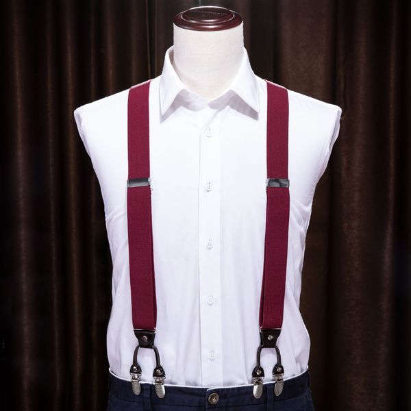 hi-tie 3.5x125cm adjustable elasticated suspender women men y shape elastic clip-on suspenders 6 clip pants braces bh-1001, Silver
hi-tie 3.5x125cm adjustable elasticated suspender women men y shape elastic clip-on suspenders 6 clip pants braces bh-1001, Silver