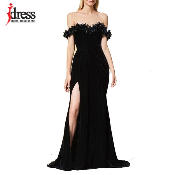 idress dresses woman party night designer luxury velvet formal dress floor length elegant long dress women winter, Black;pink
idress dresses woman party night designer luxury velvet formal dress floor length elegant long dress women winter, Black;pink