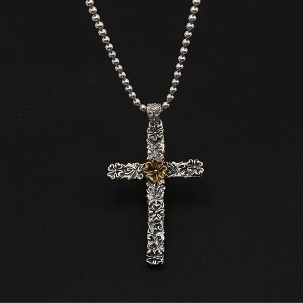 flowers cross pendant necklaces 925 sterling silver ball chain vintage gothic punk hip-hop fashion timeless jewelry accessories gifts for me
flowers cross pendant necklaces 925 sterling silver ball chain vintage gothic punk hip-hop fashion timeless jewelry accessories gifts for me