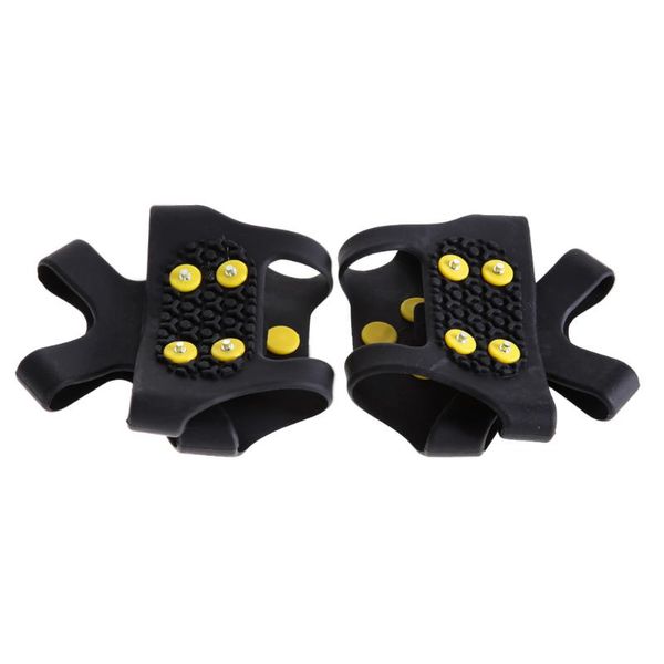 10 studs universal ice snow shoe spiked grips cleats crampons winter climbing camping anti slip shoes cover s m l xl size
10 studs universal ice snow shoe spiked grips cleats crampons winter climbing camping anti slip shoes cover s m l xl size