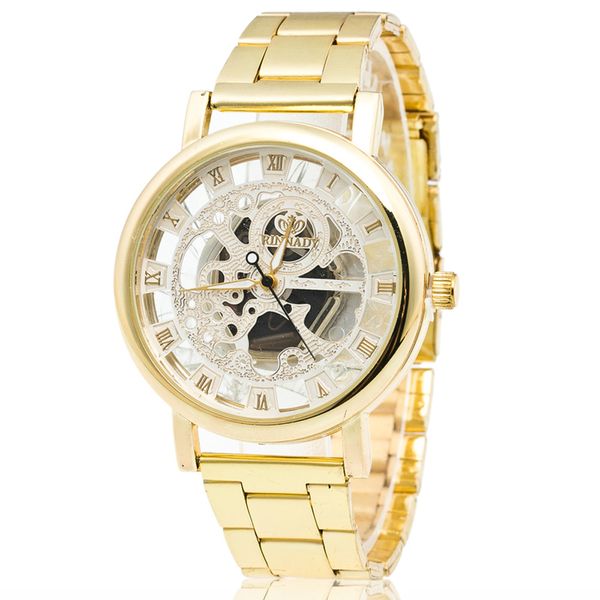 luxury mens women watch gold stainless steel business hollow quartz wrist watch for man ladies golden dress casual gift clocks, Slivery;brown
luxury mens women watch gold stainless steel business hollow quartz wrist watch for man ladies golden dress casual gift clocks, Slivery;brown