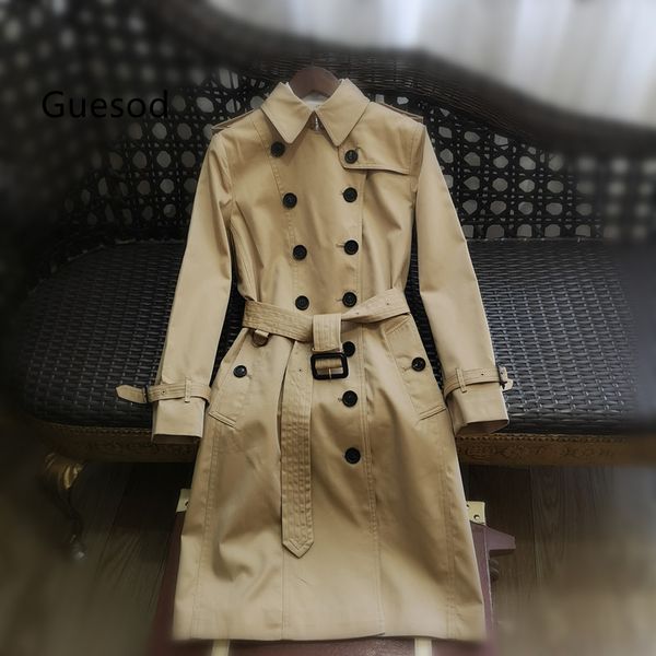 women trench coat 2019 autumn winter women new arrival british 100% cotton waterproof double breasted trench outerwear guesod, Tan;black
women trench coat 2019 autumn winter women new arrival british 100% cotton waterproof double breasted trench outerwear guesod, Tan;black