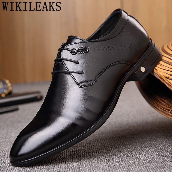 italian formal shoes men oxford leather dress shoes fashion business men pointed wedding sapato social, Black
italian formal shoes men oxford leather dress shoes fashion business men pointed wedding sapato social, Black