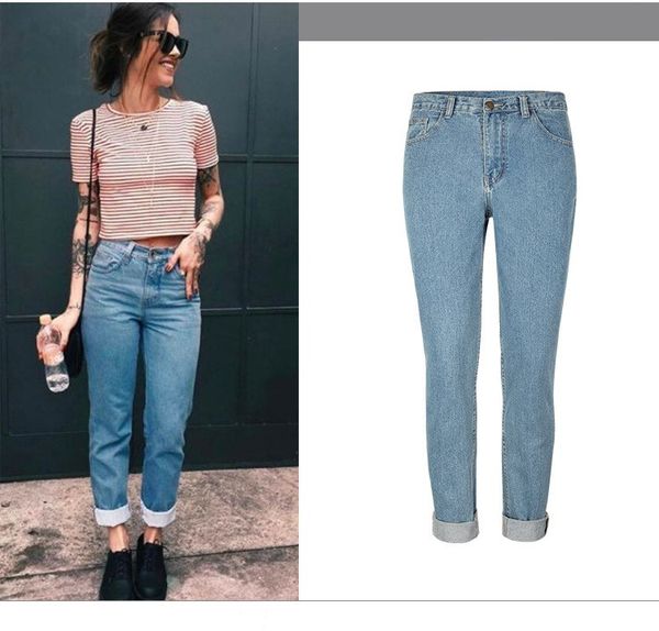 autumn and winter jeans european station women's trousers plus size fashion denim loose straight pants 2021, Blue
autumn and winter jeans european station women's trousers plus size fashion denim loose straight pants 2021, Blue